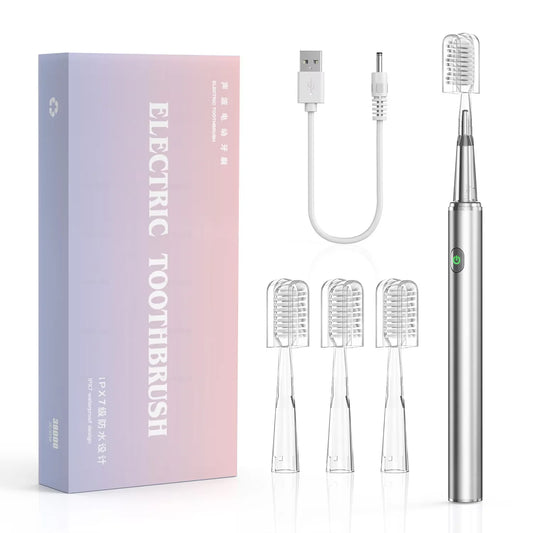 Electric Toothbrush and Rechargeable Sonic Cleaner for Daily Dental Hygiene