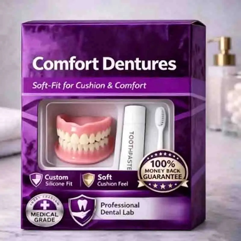 Silicone Dentures and False Teeth for Instant Smile Enhancement for Daily Comfort