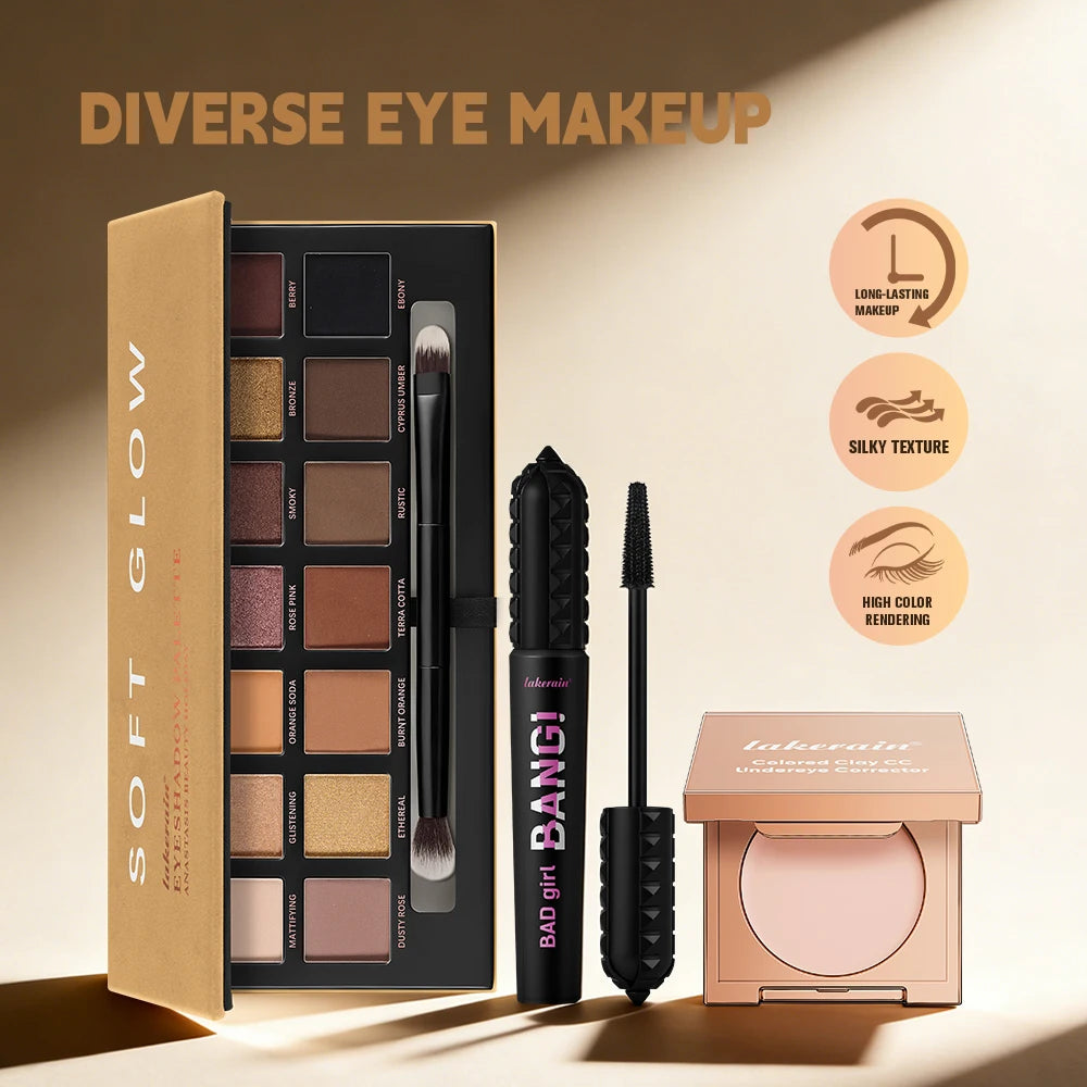 Makeup Set and Beauty Kit for professional eye looks and daily routine