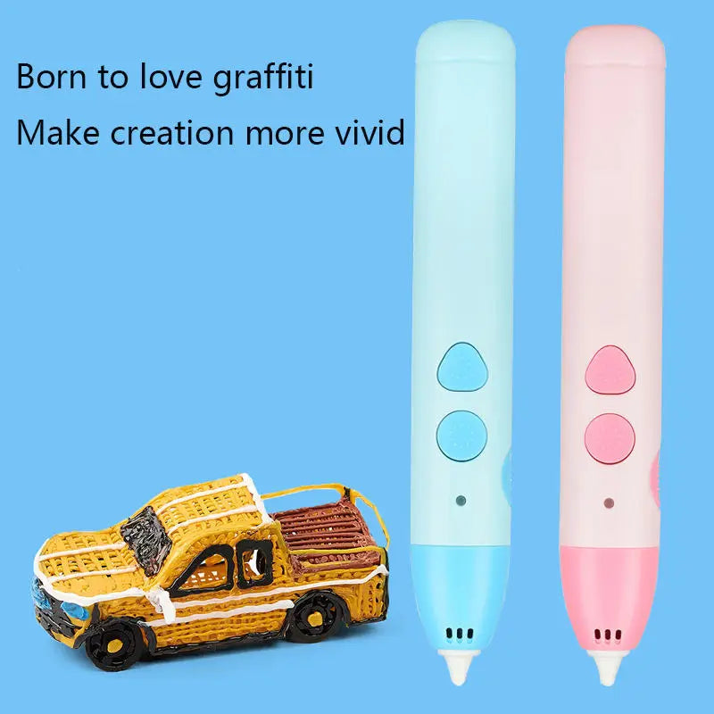 3D Printing Pen and Creative Drawing Tool for Kids Learning and Artistic Play