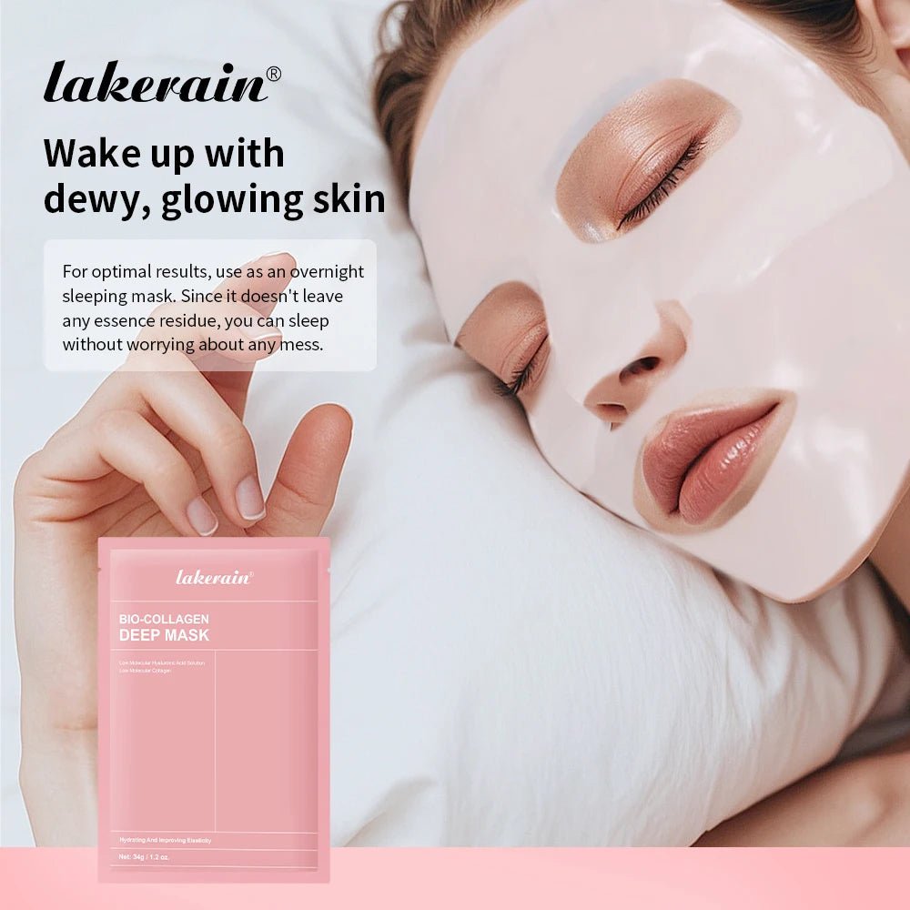 Bio Collagen Face Mask and Deep Hydrating Sheet for Overnight Skin Rejuvenation - 2