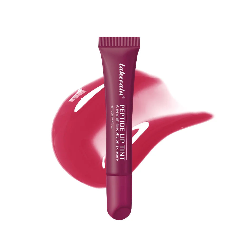 Peptide Lip Tint and Hydrating Lip Gloss for Daily Makeup and Lip Care Routine