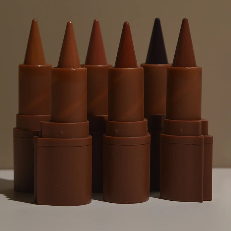Matte Lip Liner and Velvet Lipstick Pencil for Precise Long Lasting Daily Makeup - 2