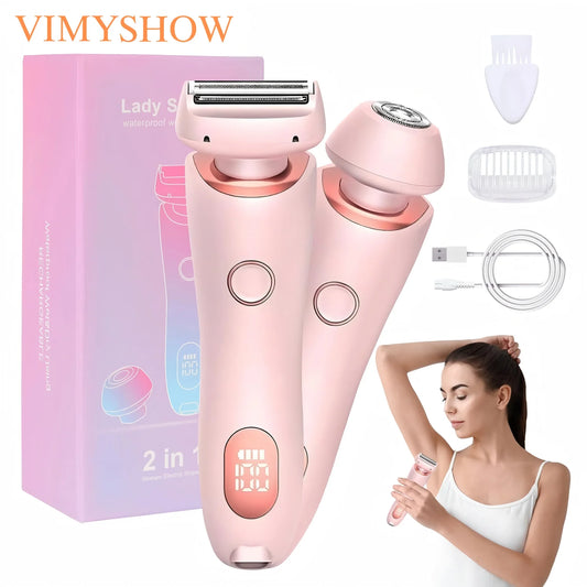 Electric Shaver and Bikini Trimmer for Smooth Body Hair Removal at Home