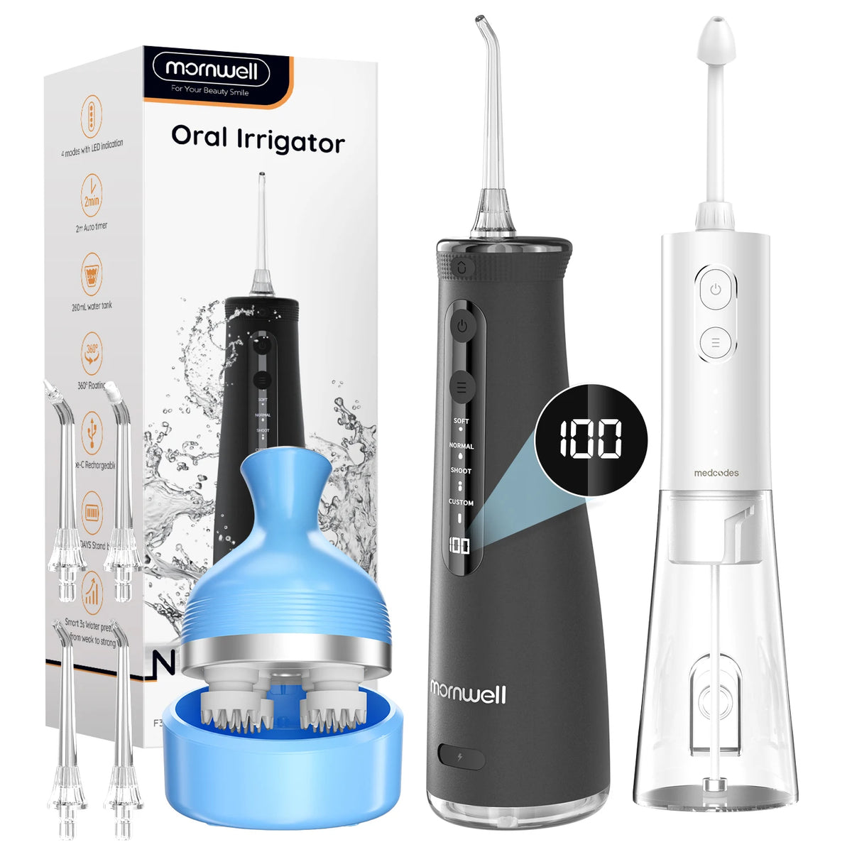 Water Flosser and Nasal Irrigator Kit for Daily Oral and Sinus Hygiene Routine