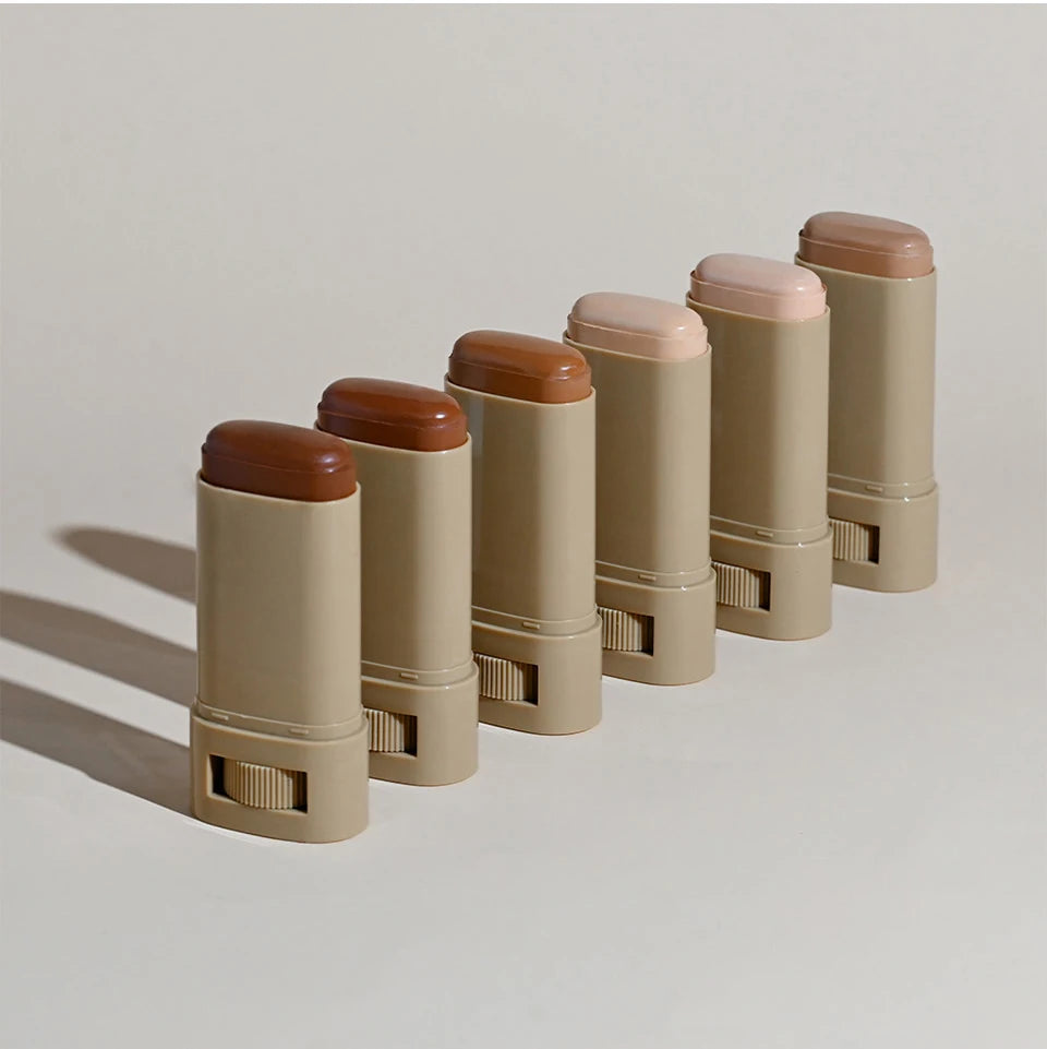 Foundation Stick and Pressed Powder Set for Daily Makeup and Holiday Gifting - 18