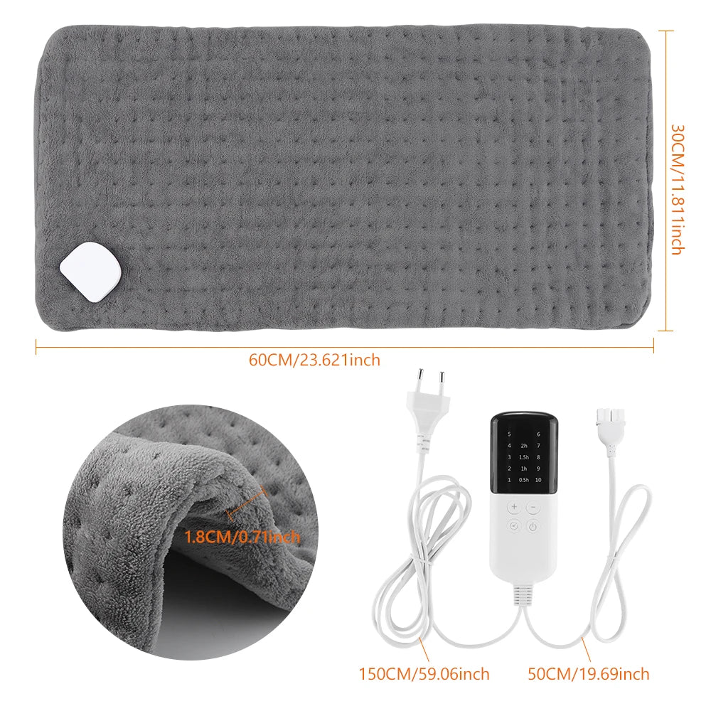 Electric Heating Pad and Thermal Warming Mat for Back Pain Relief at Home - 17