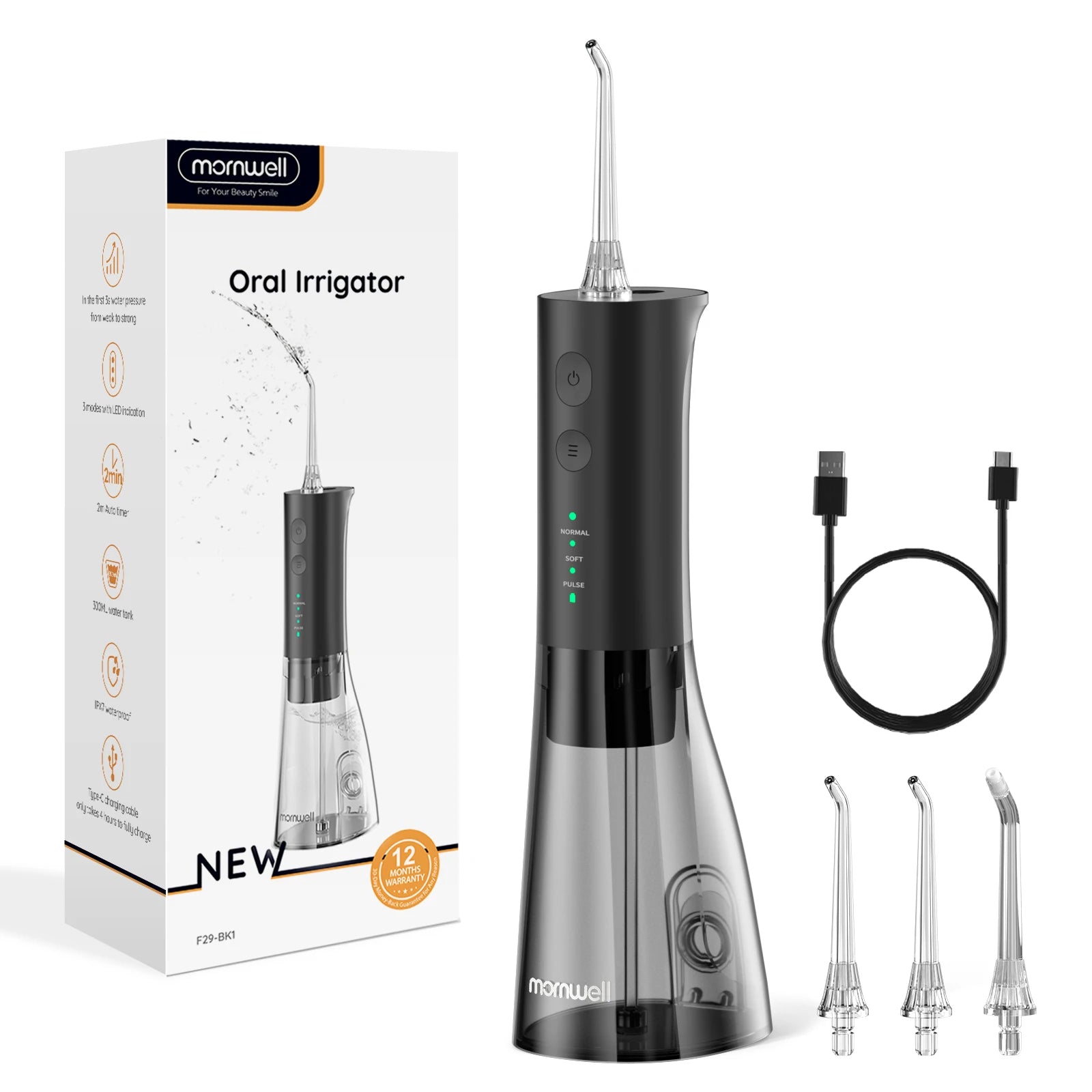 Portable Water Flosser and Oral Irrigator for Daily Teeth Cleaning Routine - 13