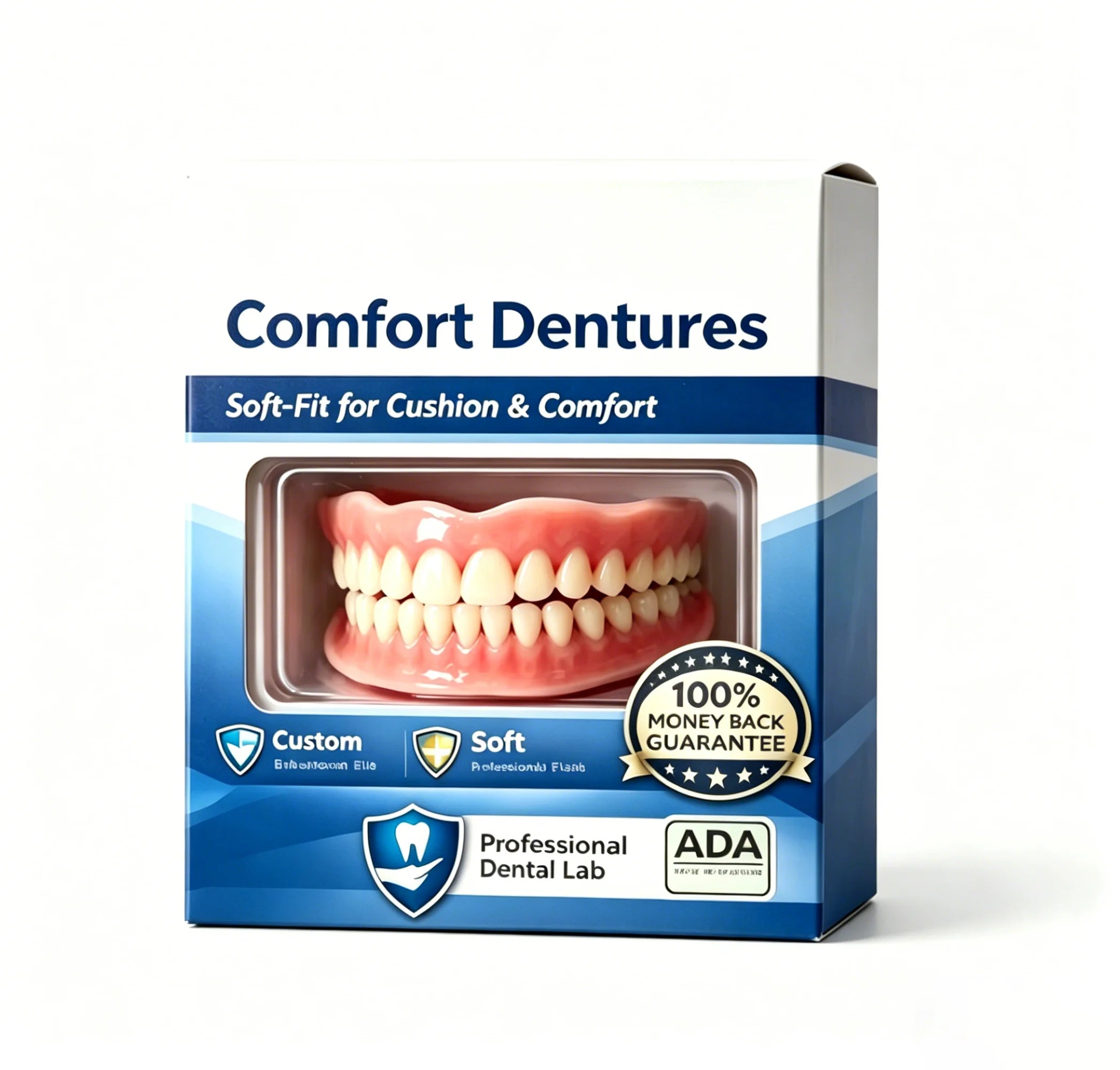 Flexible Silicone Dentures and Fake Teeth Kit for a Natural Smile and Comfort - 6