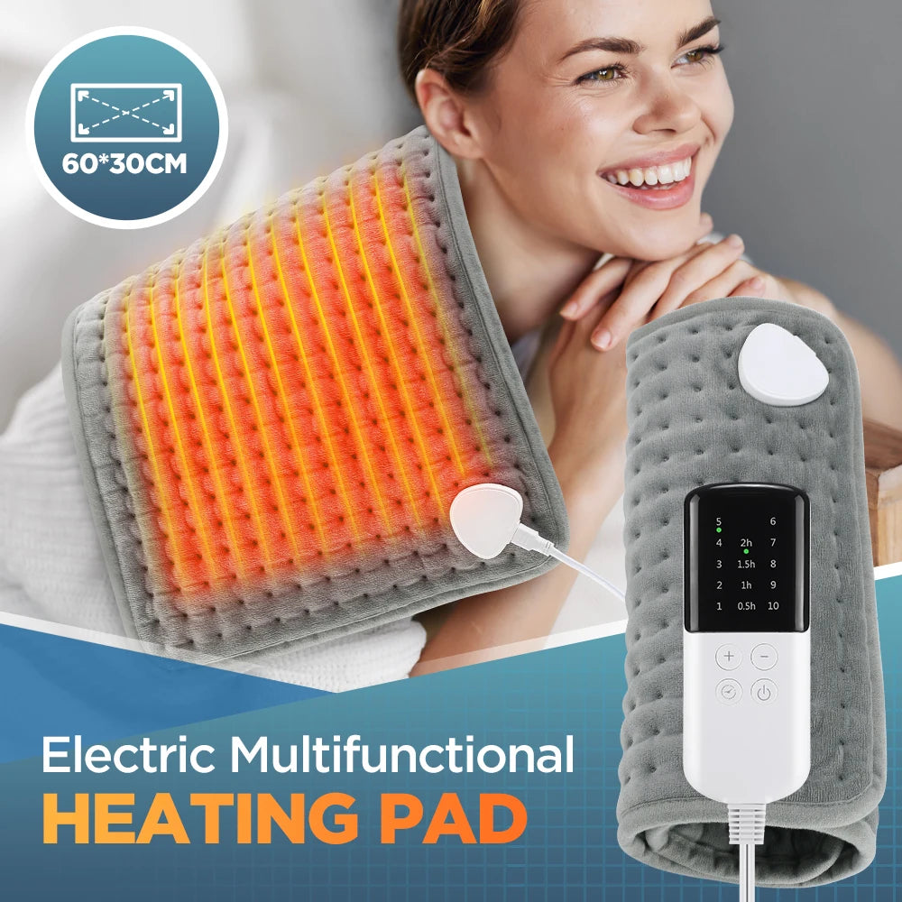 Electric Heating Pad and Thermal Warming Mat for Home and Office Pain Relief - 7