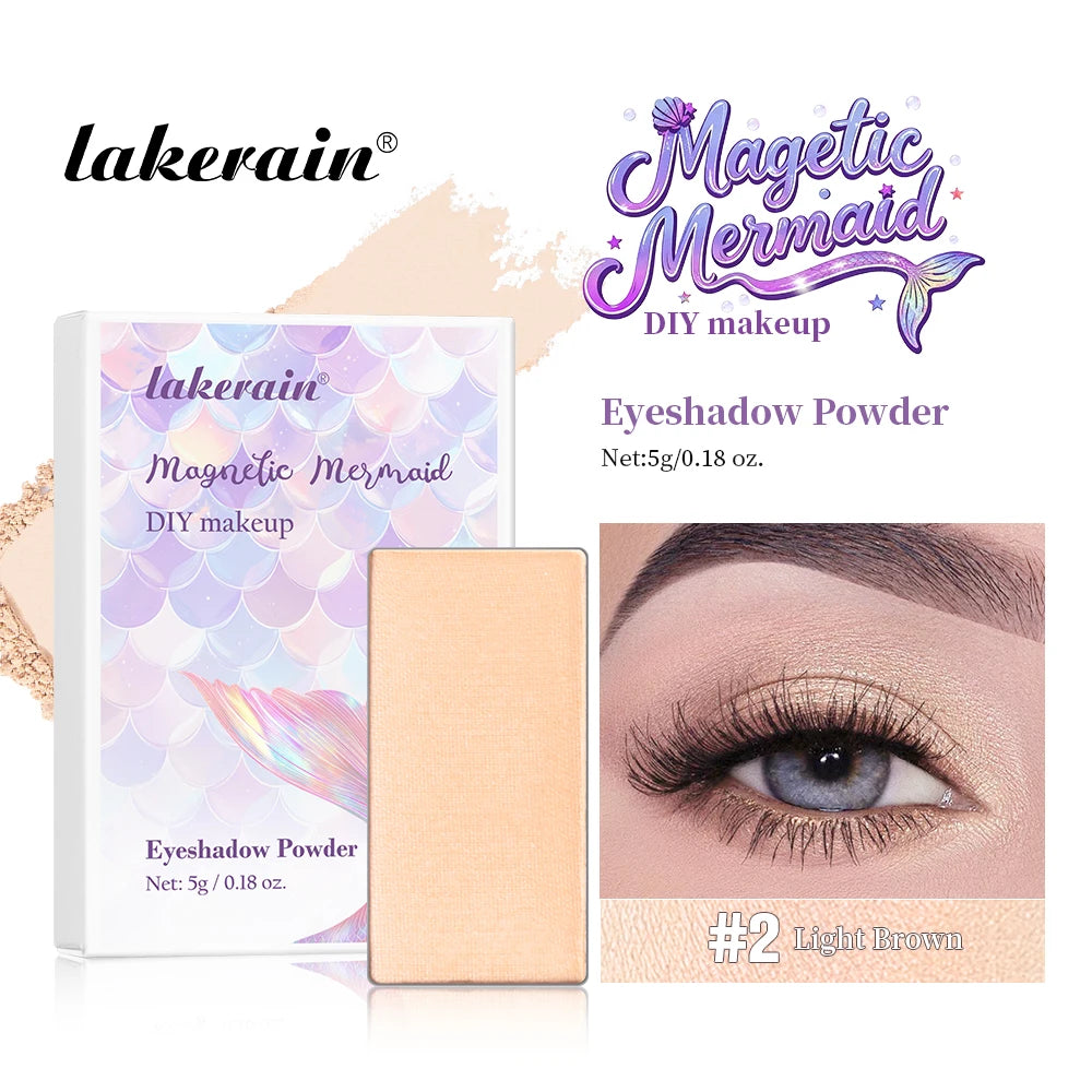 Magnetic Mermaid Makeup Palette and Eyeshadow Kit for Professional Artists and Daily Use