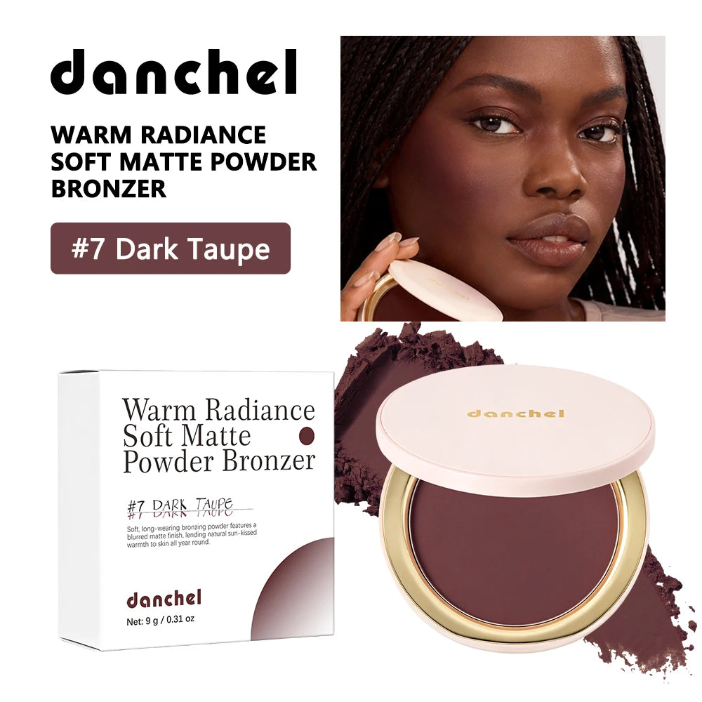 Pressed Bronzer Powder and Face Contour Makeup for Natural Sun Kissed Glow