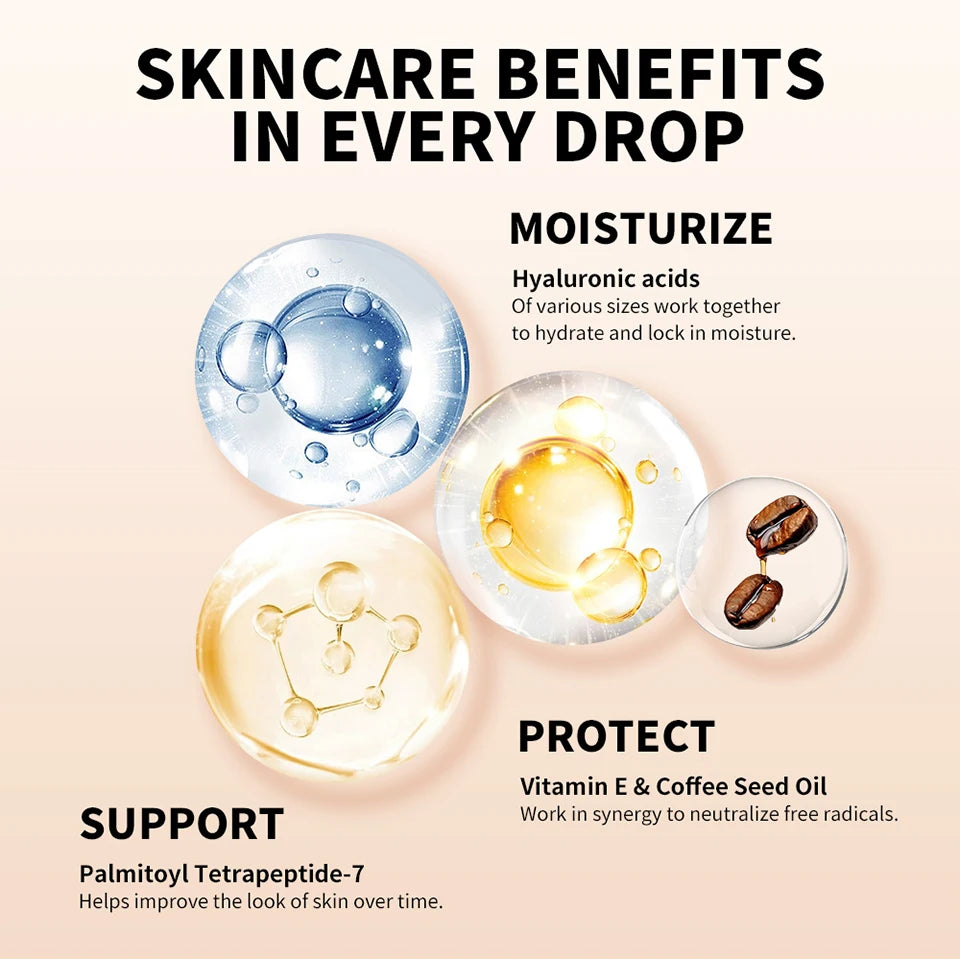 Multi Use Bronzing Serum and Liquid Face Foundation for Daily Makeup and Contouring - 15