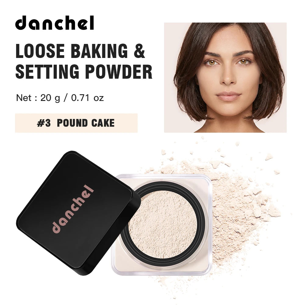 Loose Baking Setting Powder and Face Finishing Makeup for Long Lasting Matte Looks