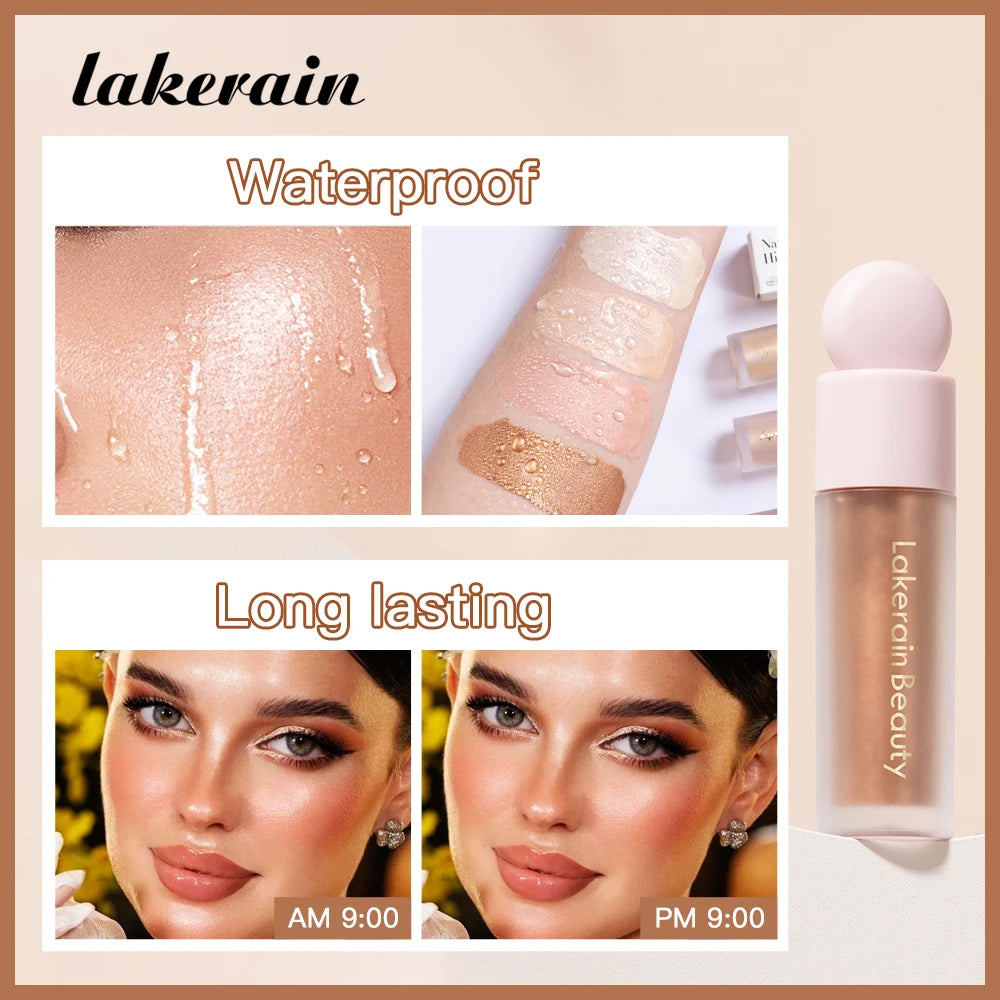 Liquid Highlighter and Shimmer Makeup Luminizer for Radiant Glow and Beauty - 2
