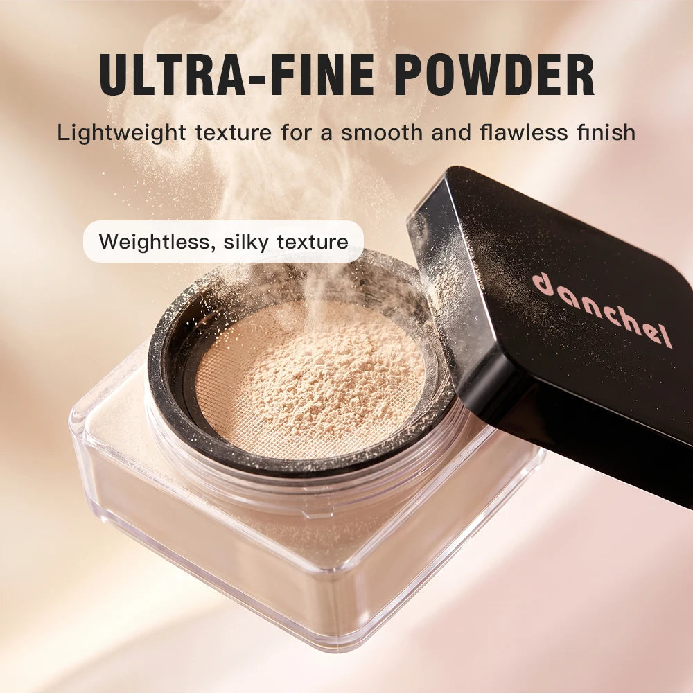 Loose Baking Setting Powder and Face Finishing Makeup for Long Lasting Matte Looks