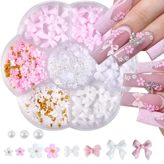 Acrylic Nail Charms and 3D Nail Art Decorations for Manicure Enthusiasts