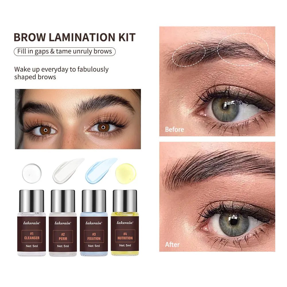 Brow Lamination Kit and Eyebrow Lifting Set for Professional Salon Home Beauty - 2