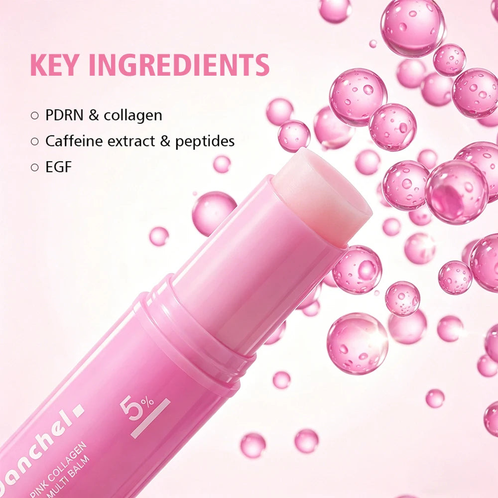 Salmon PDRN Peptide Serum and Collagen Balm Set for Deep Facial Skin Hydration - 25