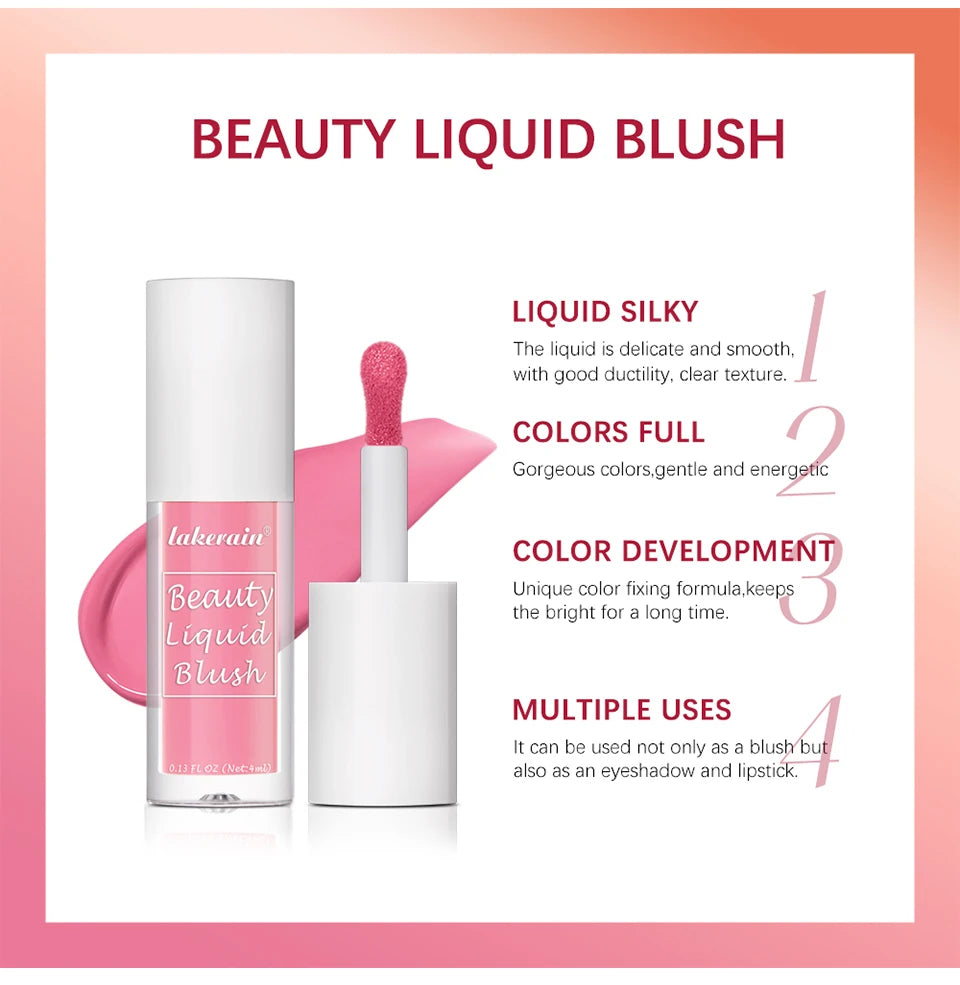 Liquid Blush and Cheek Tint for Natural Flawless Makeup Everyday Wear - 10