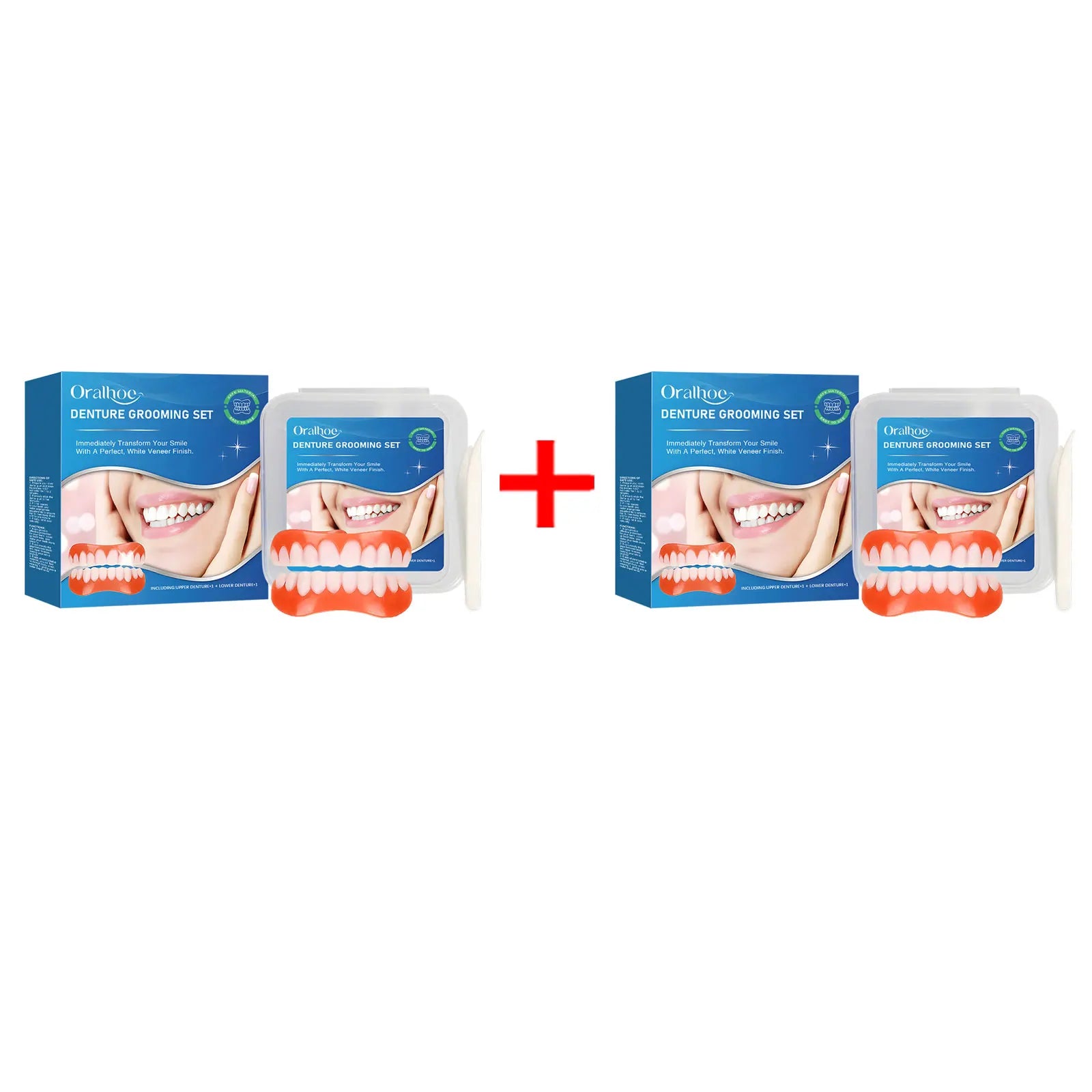 Silicone Denture Set and Temporary Veneers for Restoring Your Perfect Smile - 7