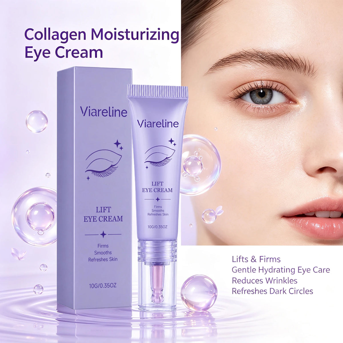 Lift Eye Cream and Firming Essence for Younger Looking Eyes and Daily Care