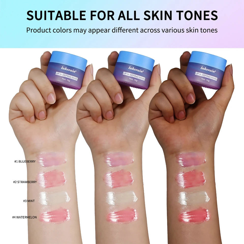 Lip Sleeping Mask and Hydrating Lip Balm for Dry Cracked Lips Overnight Repair - 14