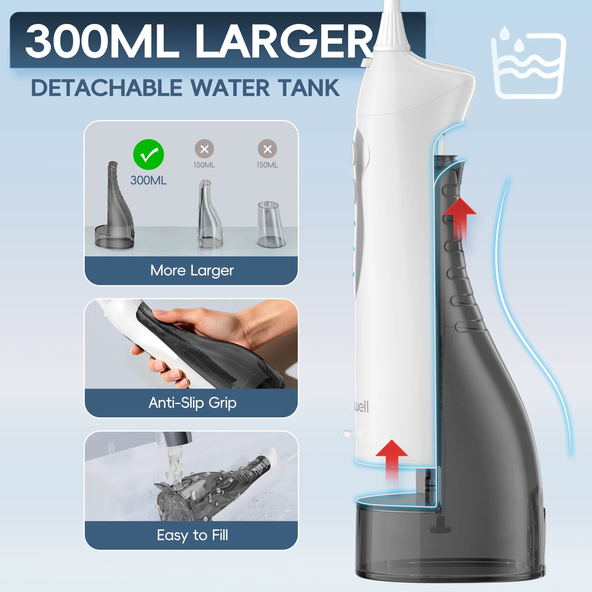 Water Flosser and Electric Toothbrush Set for Deep Dental Care at Home Travel - 3