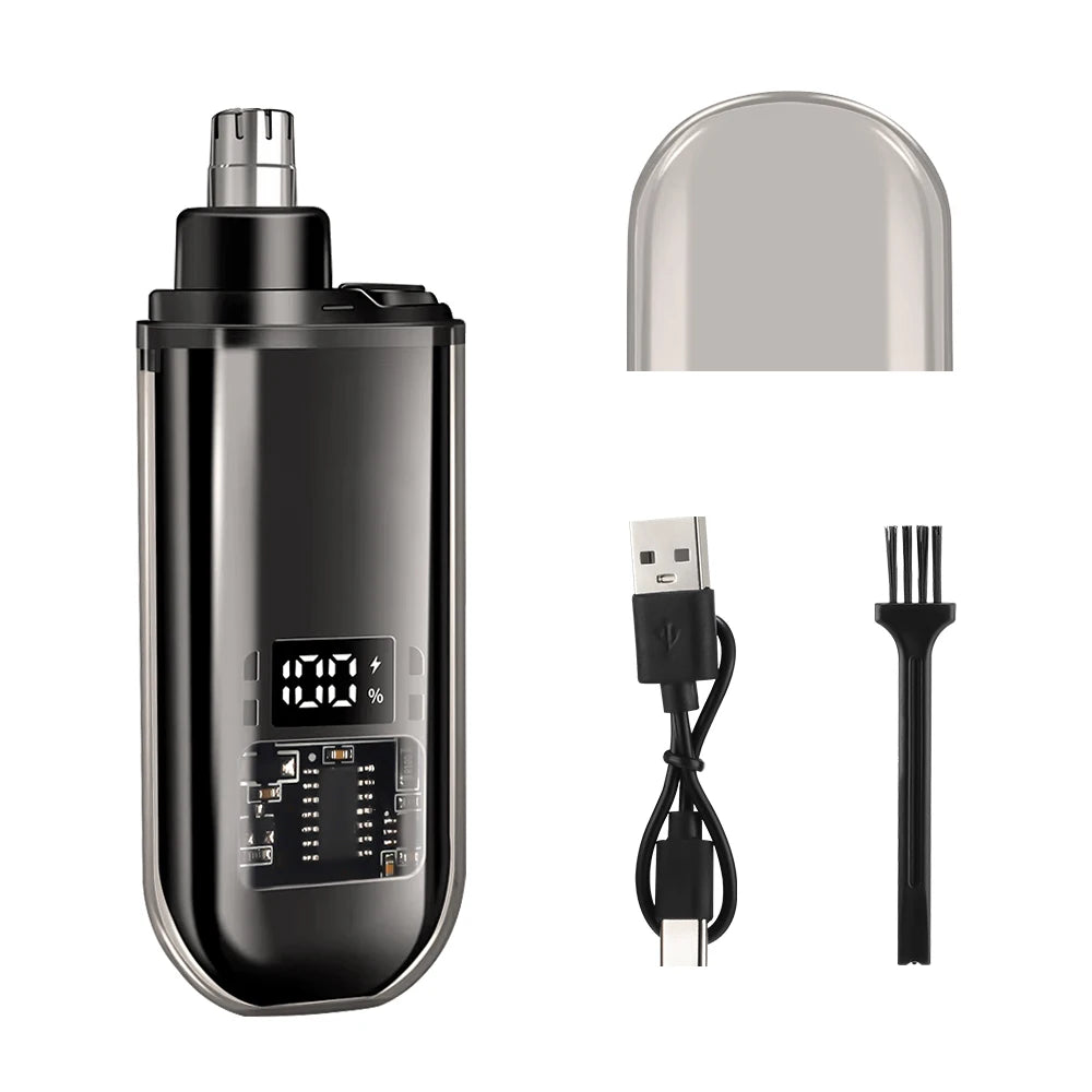 Electric Nose Hair Trimmer and Ear Grooming Tool for Painless Daily Care - 7
