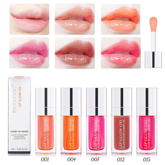 Crystal Jelly Lip Oil and Hydrating Lip Gloss for Daily Nourishing Makeup