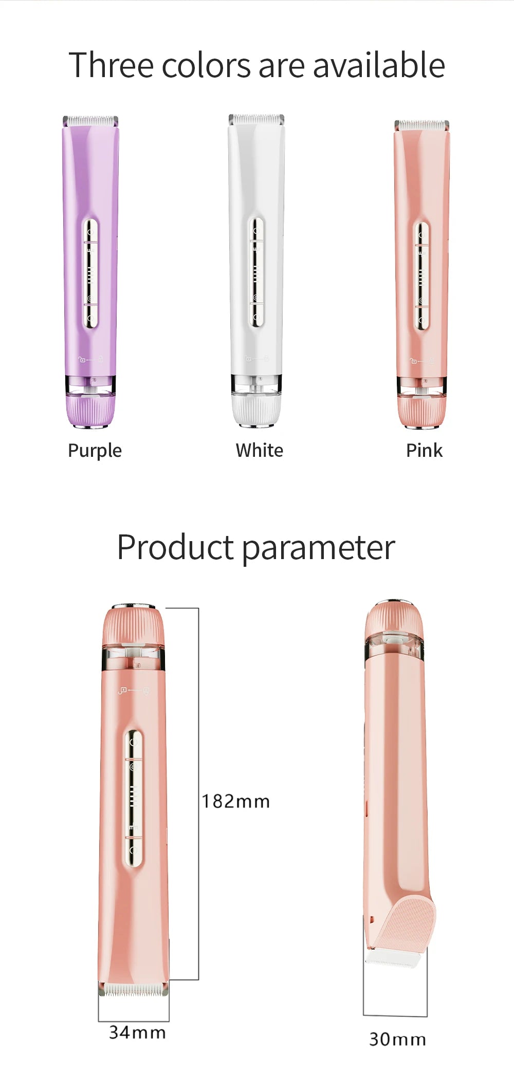 Dual Head Women Hair Remover and Electric Bikini Trimmer for Smooth Body Grooming - 13