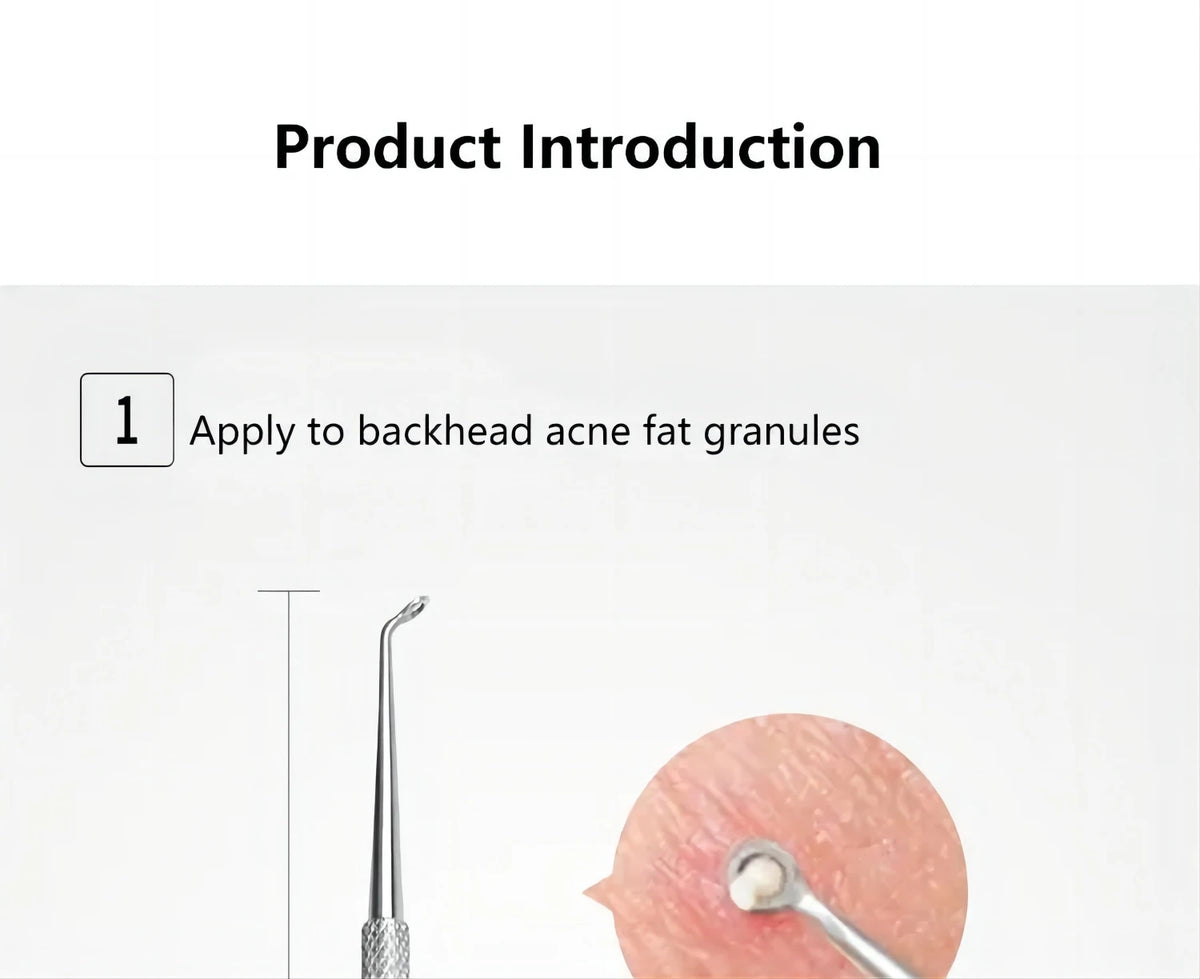 Blackhead Remover Kit and Pimple Popper Tools for Clear Facial Skin Care