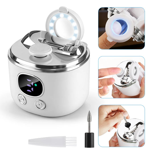 Electric Nail Clipper and Automatic Trimmer for Seniors and Children at Home