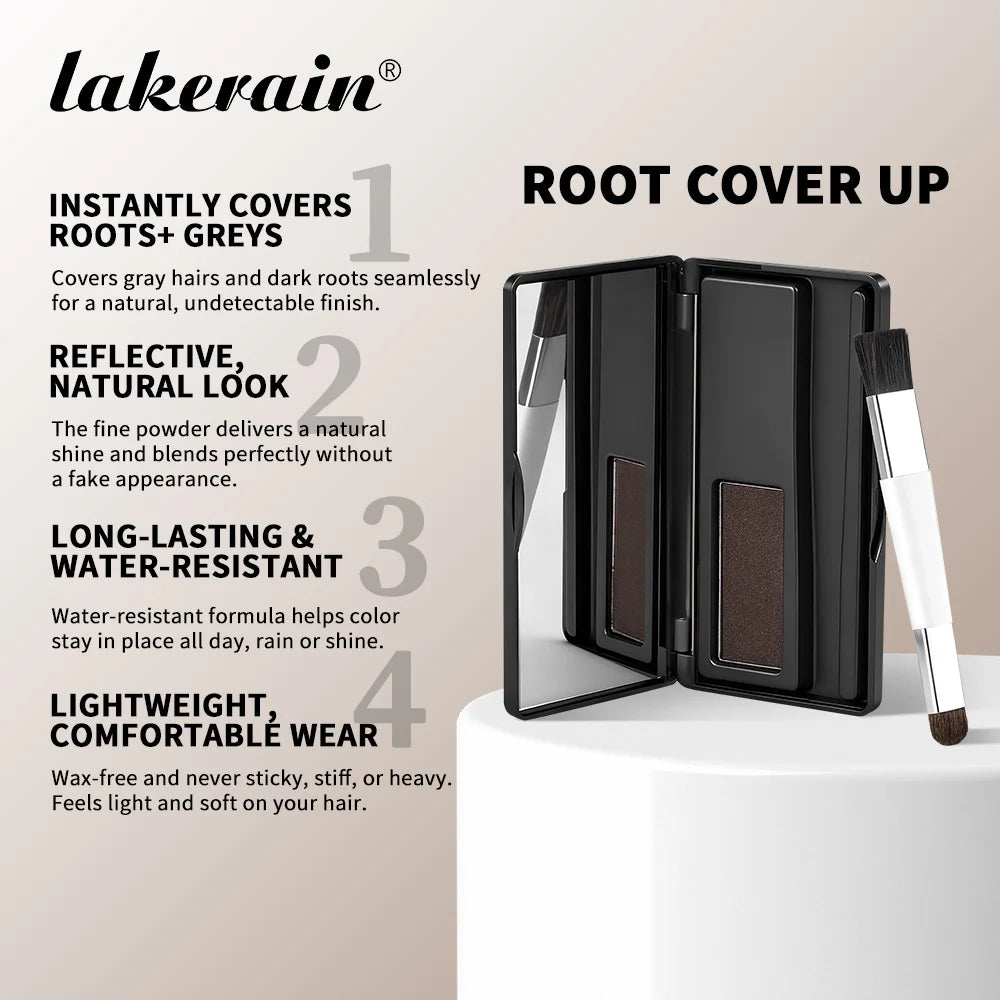 Hair Root Cover Up Powder and Hairline Shadow Concealer for Instant Gray Coverage