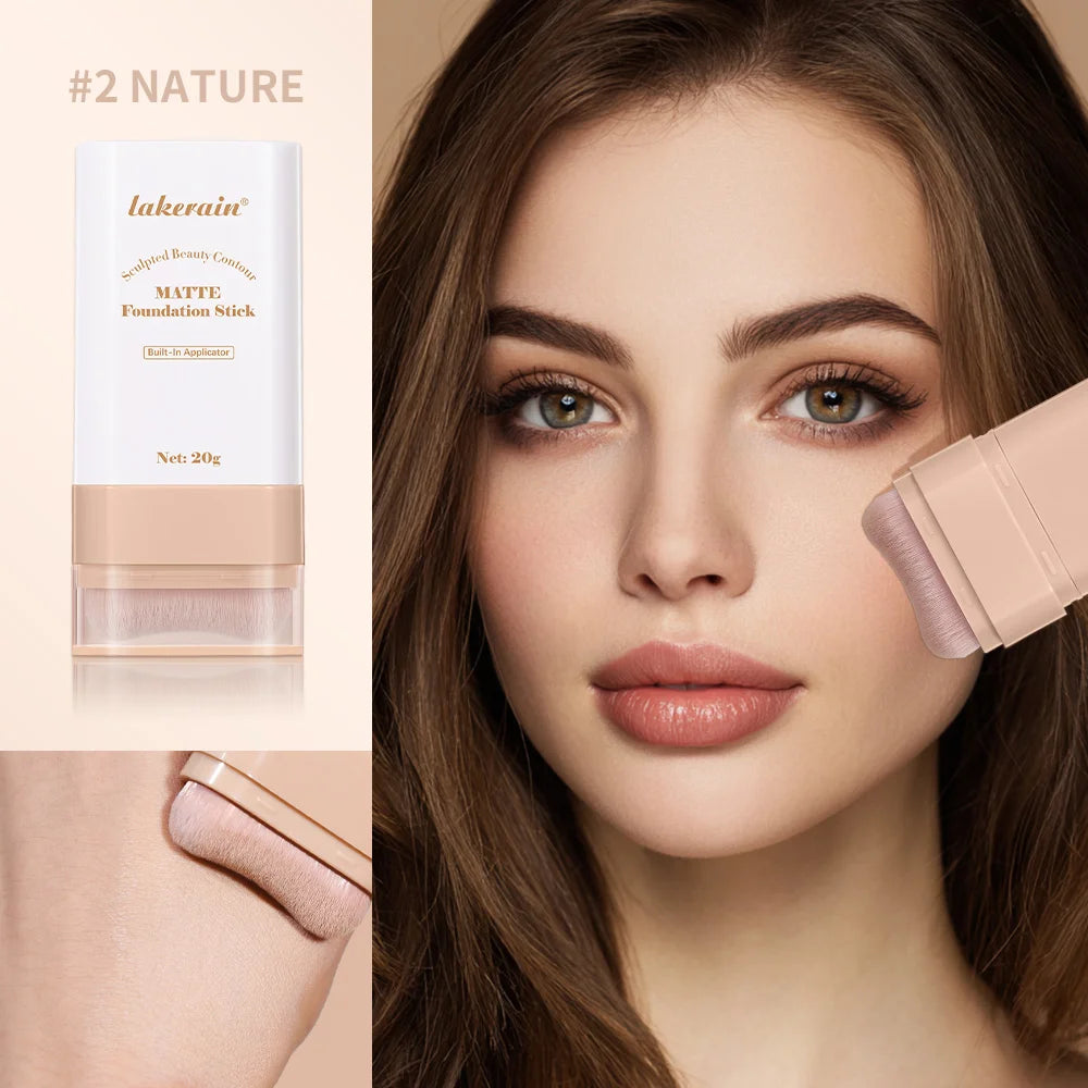 Matte Foundation Stick and Cream Concealer for a Flawless Daily Makeup Look - 2