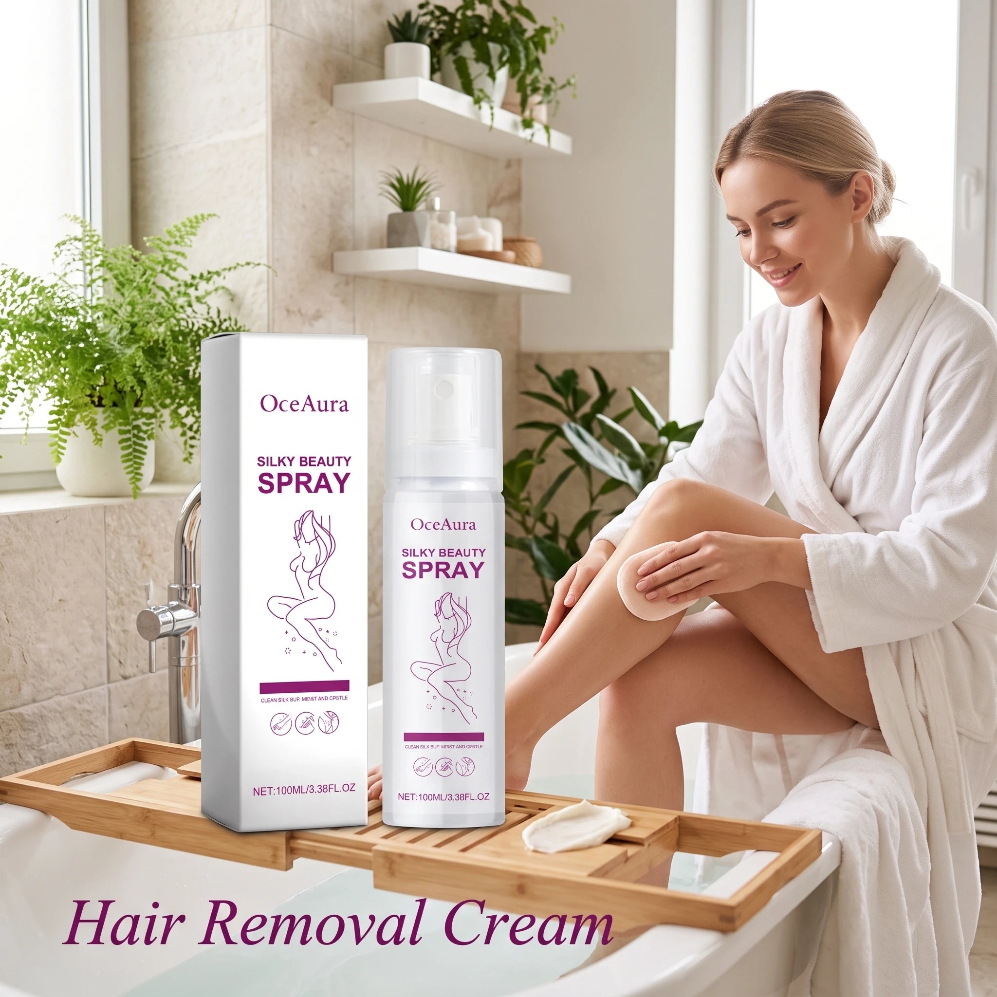 Body Hair Remover Spray and Depilatory Mousse for Smooth Skin Maintenance - 2