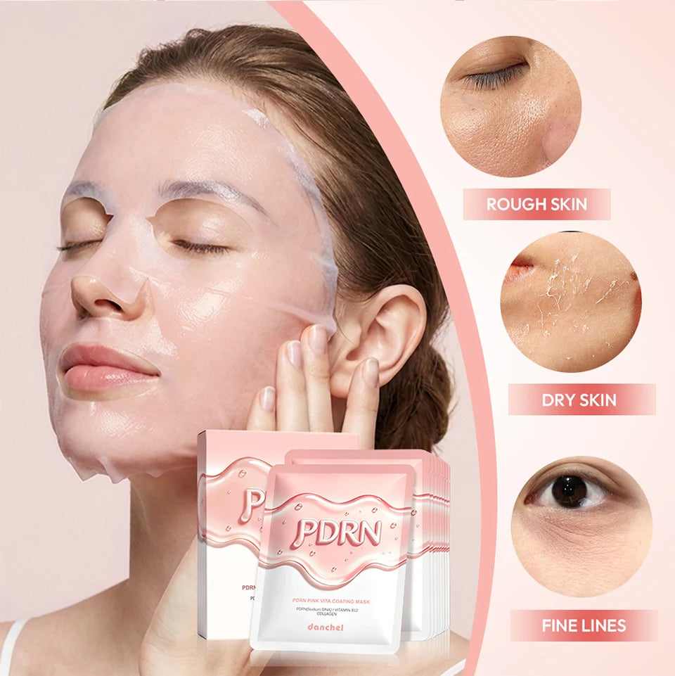 Salmon DNA PDRN Face Mask and Hydrating Sheet Mask for Daily Skincare Routine