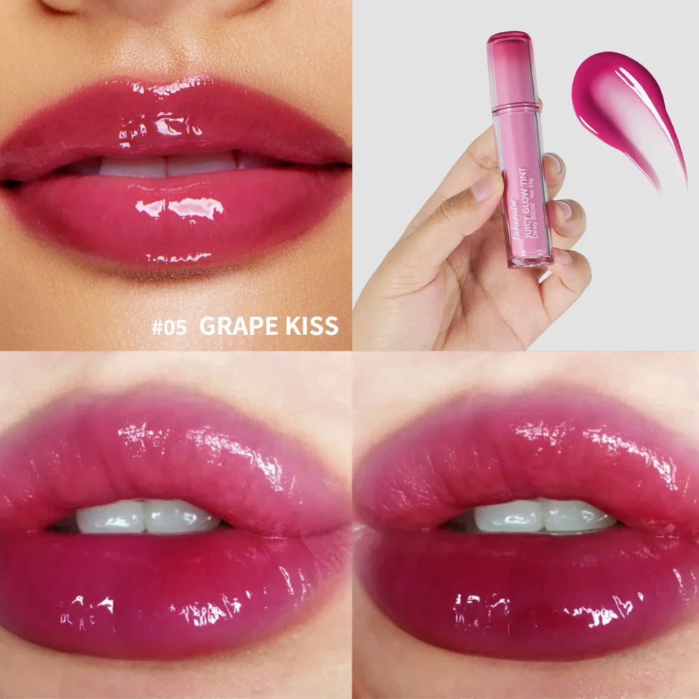 Mirror Lip Glow Tint and Juicy Lip Gloss for Long Lasting Hydration and Shine - 13