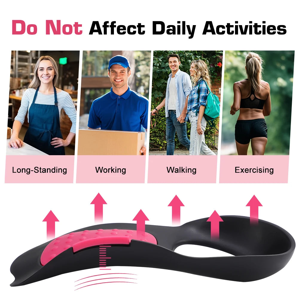 Orthopedic Arch Support Pads and Flat Foot Insoles for Daily Pain Relief