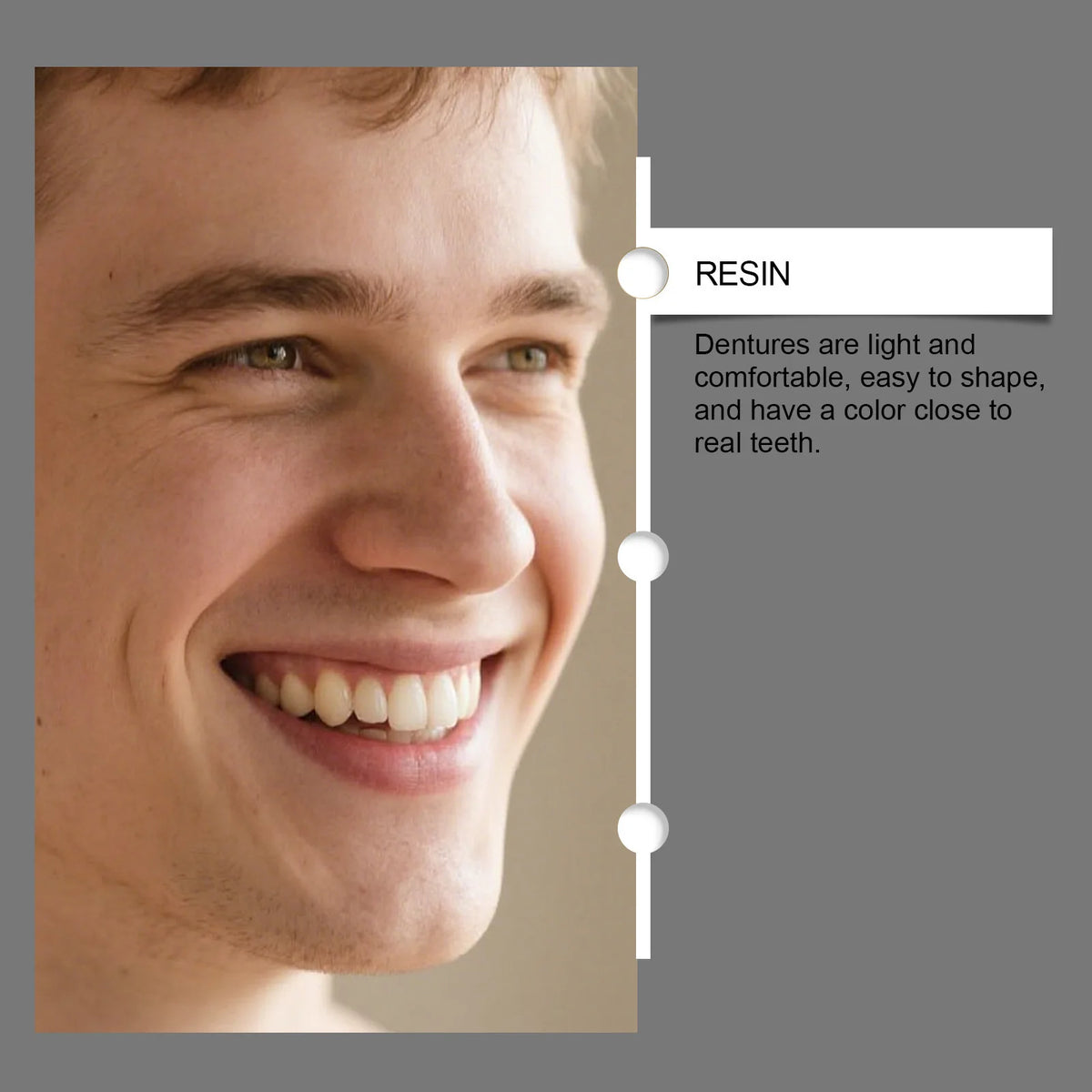 Adjustable Dentures and Fake Teeth Set for Adults and Elderly Daily Wear