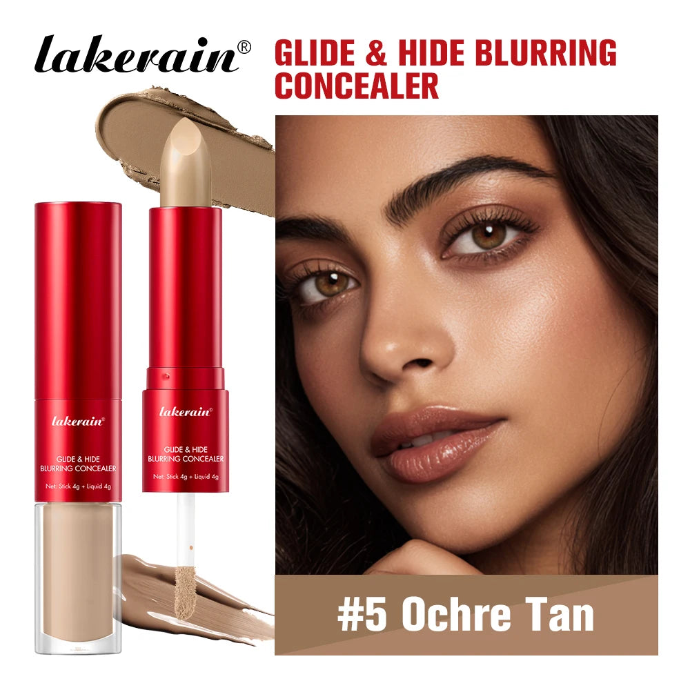 Glide and Hide Blurring Concealer and Full Coverage Foundation for Daily Makeup - 20