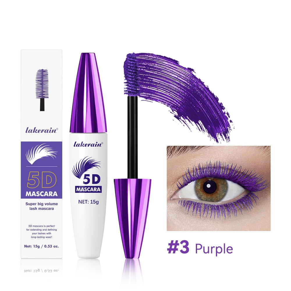 5D Mascara and Waterproof Lash Lengthening Volume Makeup for Daily Eye Styling - 22