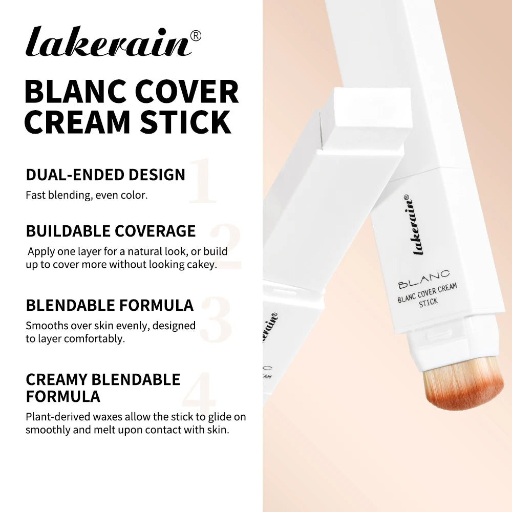 Blanc Cover Cream Stick and Waterproof Foundation for Natural Daily Makeup - 4