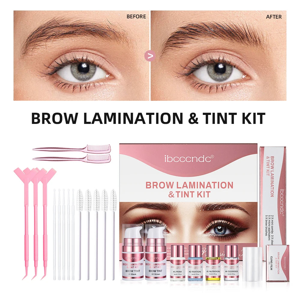 Eyelash Perm and Tint Kit or Lash Lifting Set for Professional Home Beauty - 19