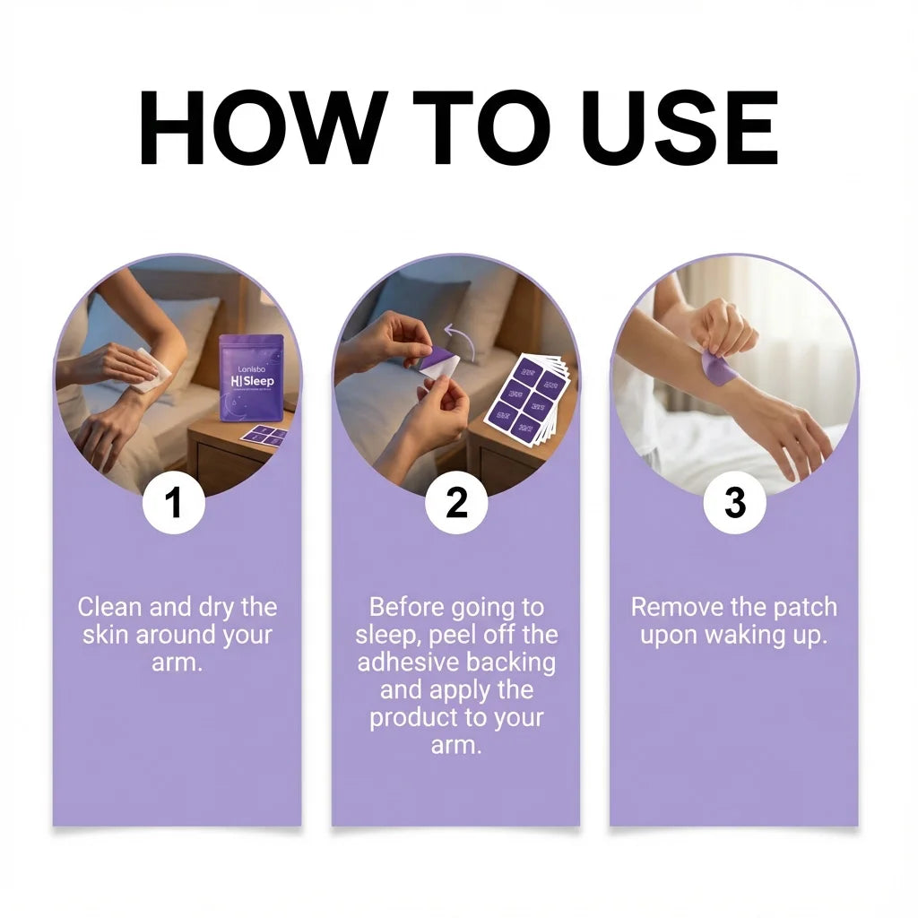 Sleep Aid Patches and Natural Insomnia Relief Strips for Restful Nights at Home