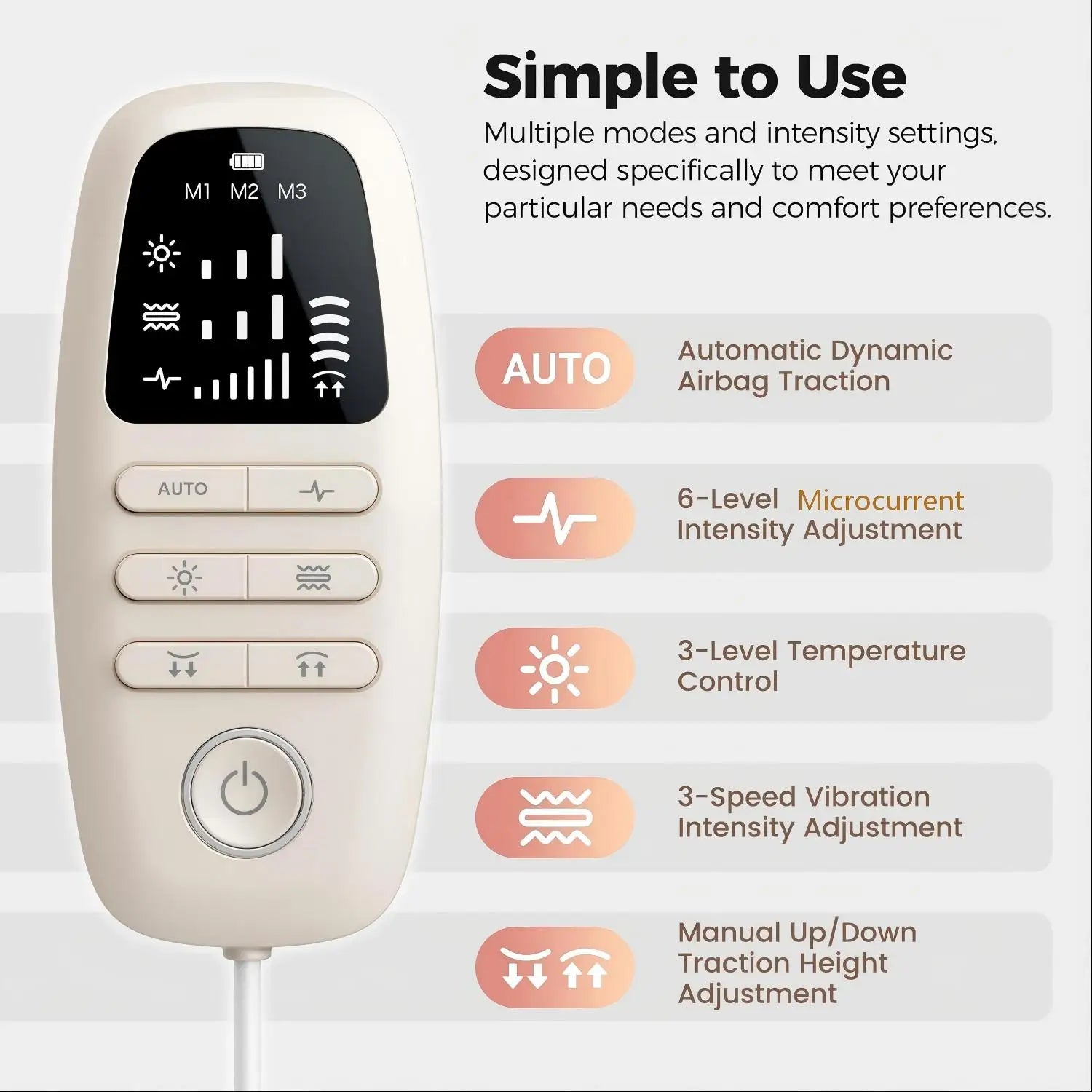 Electric Lumbar Traction Massager and Back Stretcher for Daily Relief at Home - 5