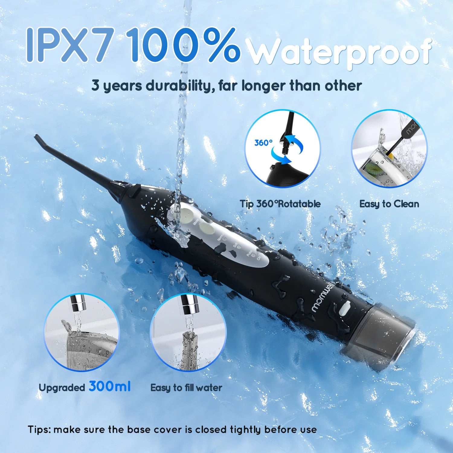 Water Flosser and Portable Oral Irrigator for Daily Teeth Cleaning Routine - 5