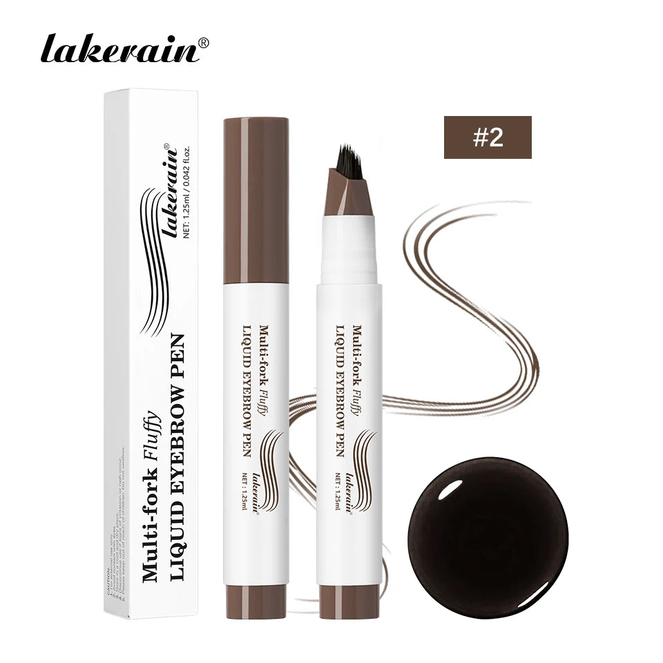 Liquid Eyebrow Pen and Fork Tip Tattoo Marker for Natural Long Lasting Daily Makeup - 22