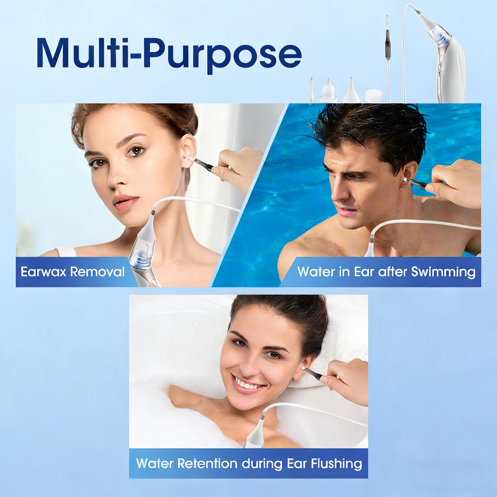 Electric Earwax Remover and Ear Suction Vacuum for Gentle Home Ear Canal Cleaning - 12