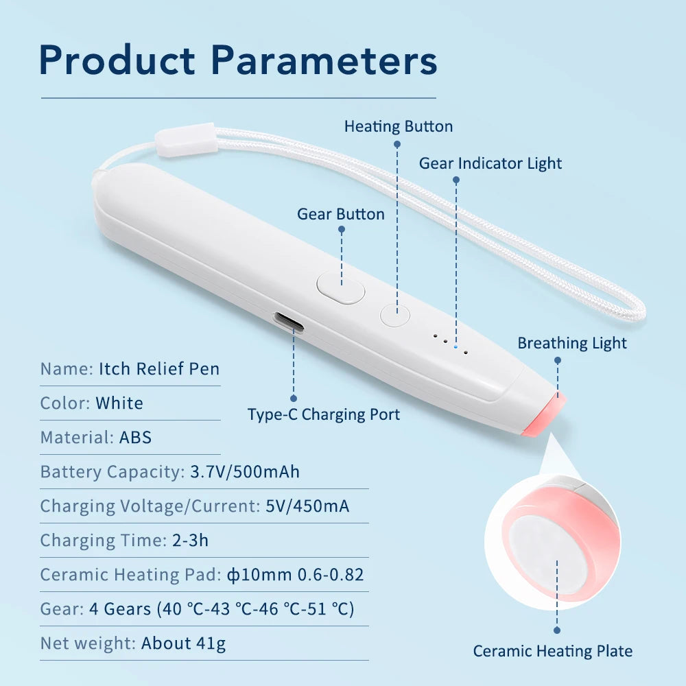 Electric Itch Relief Pen and Insect Bite Soother for Outdoor Summer Travel - 10